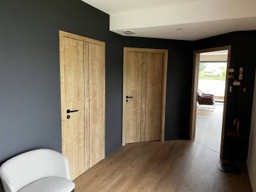 Portes intérieures décor chêne