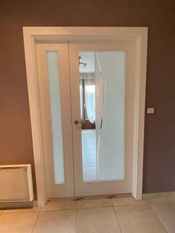 Porte intérieure vitrée