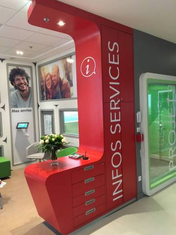 Agencement de banque