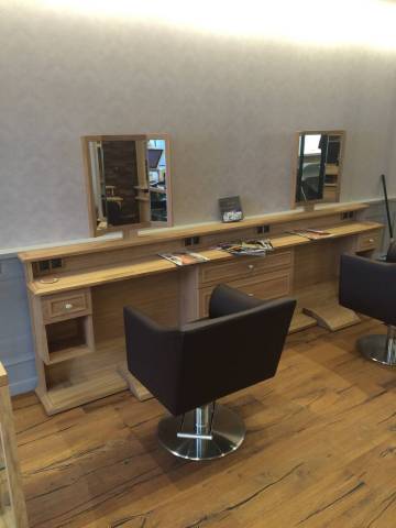 Agencement d'un salon de coiffure