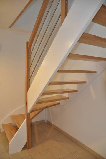 Escalier double limon