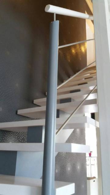 Escalier limon central