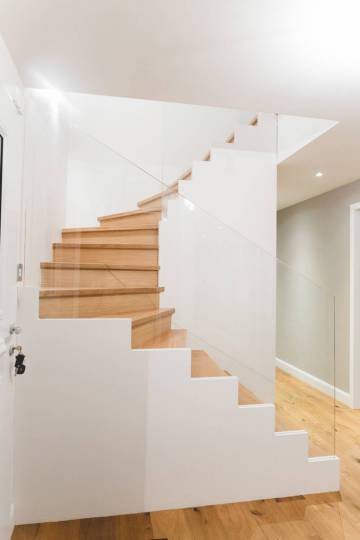 Escalier avec contre-marches