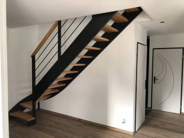 Escalier double limon