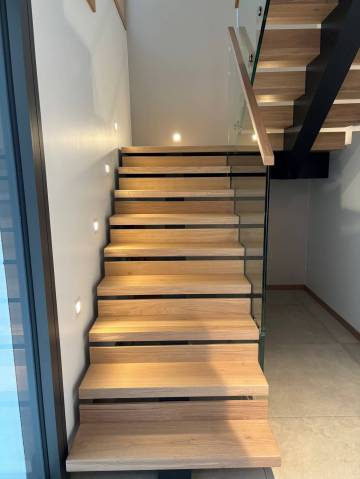 Escalier sur mesure limon central
