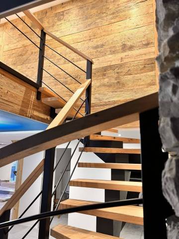 Escalier sur mesure limon central