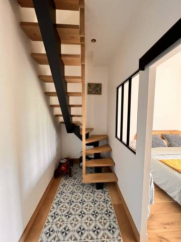 Escalier limon central