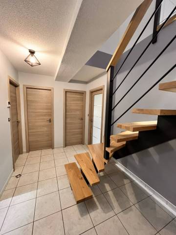 Escalier sur mesure limon central