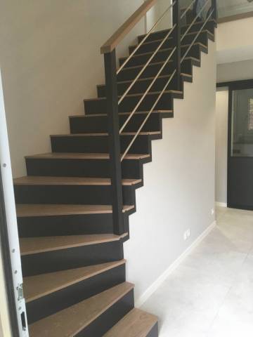 Escalier avec contre-marches