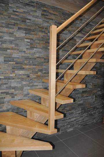 Escalier limon central