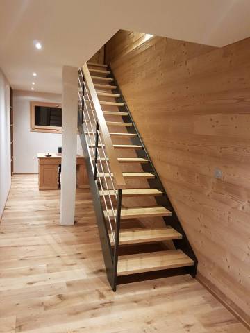 Escalier double limon