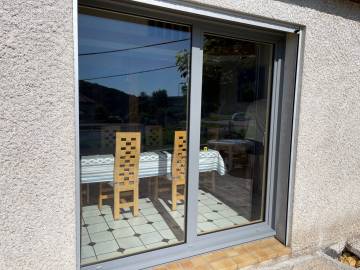 Fenêtre translation bois-alu