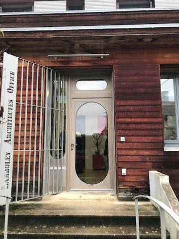 Porte d'entrée en chêne