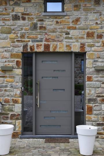 Porte d'entrée aluminium