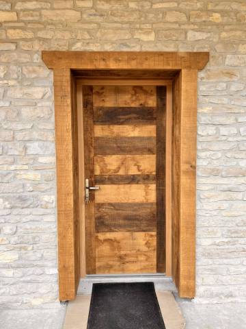 Porte d'entrée mélèze